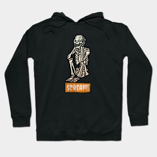 skeleton scream Hoodie